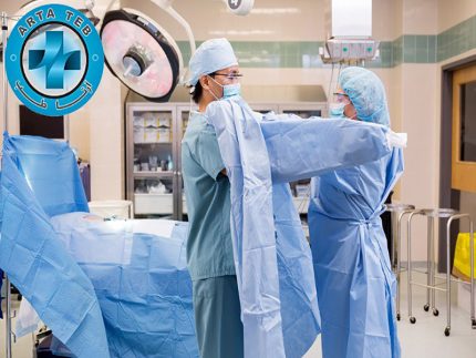 گان جراحی یکبار مصرف پزشکی