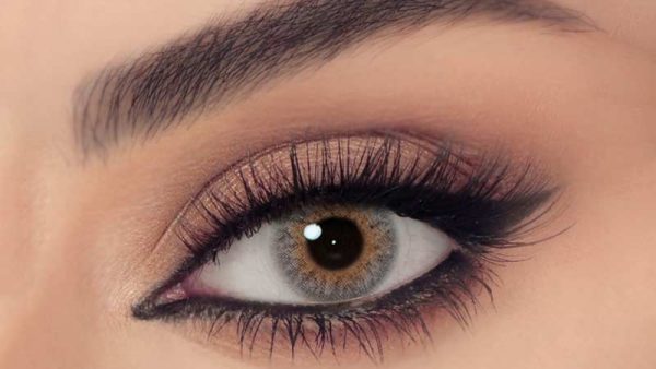لنز طوسی عسلی رینبو وایت گری