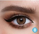 لنز رینبو فوزی براون عسلی خاکی دوردار