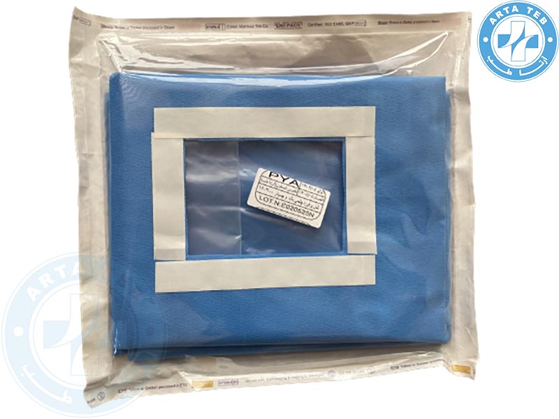 شان پرفوره چشمی چسبدار 160*100 استریل شان پرفوره چشمی چسبدار 160*100 استریل