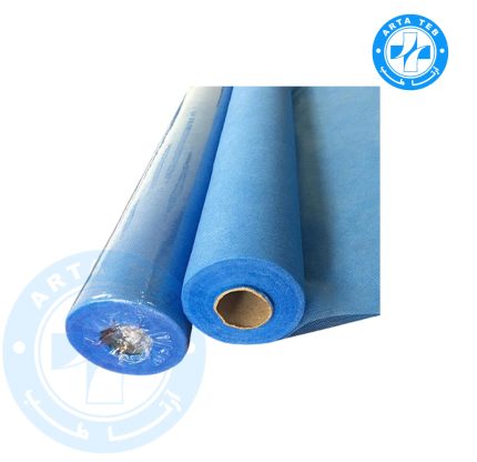 رول ملحفه یکبار مصرف عرض 80 _ 38 گرم _ 20 متر _ آبی