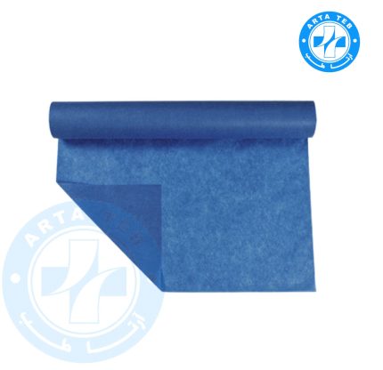 رول ملحفه یکبار مصرف عرض 60 _ 38 گرم _ 20 متر _ آبی