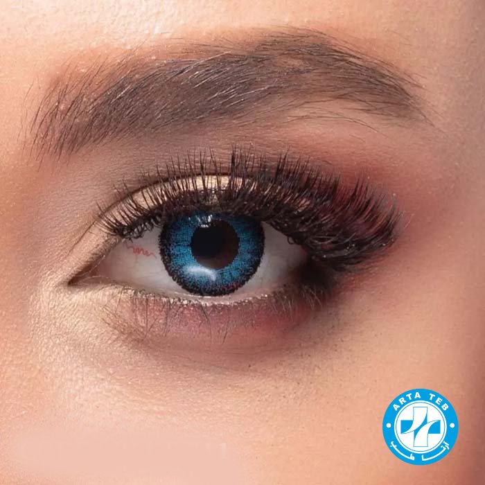 Blue-211-آبی-دوردار.jpg لنز آبی رینبو بلو 211 - Image 1