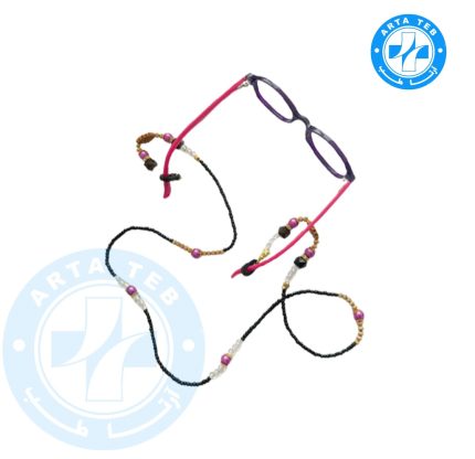 بند عینک بچه گانه مرواریدی رنگارنگ