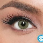 لنز سبز زیتونی دور دار رینبو| آرتا طب