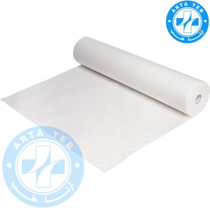 رول ملحفه یکبار مصرف عرض 60 گرماژ 17 سفید 30 متر