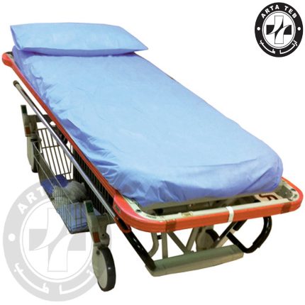 ست ملحفه کشدار 120220 و روبالشتی یکبار مصرف آبی 38 گرم