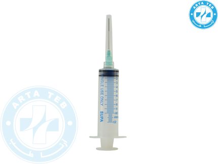 سرنگ ۱۰ سی‌سی لوئرلاک با سرسوزن شستشو کند