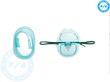 ماسک و لوله رابط اکسیژن بزرگسال