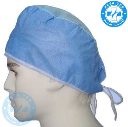 کلاه جراحی یکبار مصرف بند دار (4)