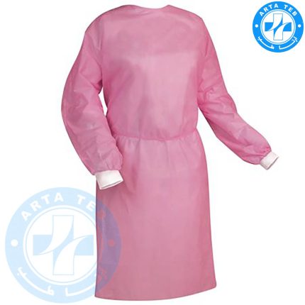 گان جراحی ساده صورتی