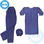 ست لباس بیمار (گان،کلاه،شلوار) 2