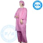 ست لباس بیمار (گان،کلاه،شلوار) زنانه 1