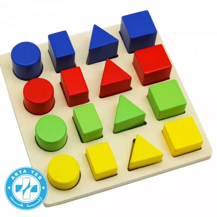 پکبرد چوبی اشکال هندسی
